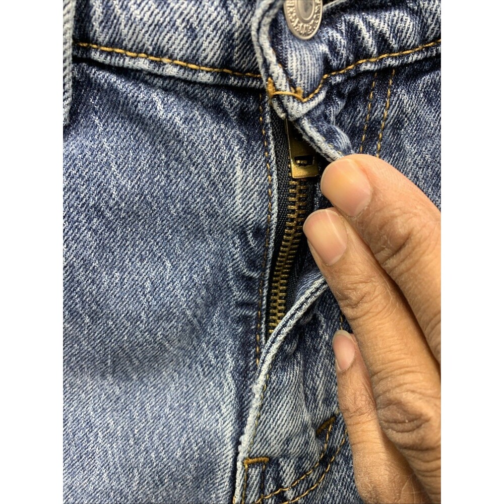 Levi's 541 Denim Jeans Men's Athletic Taper Blue Distressed Broken In Size 30X30 - Picture 11 of 16